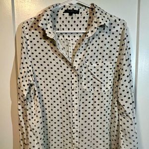 Medallion pattern button down, medium